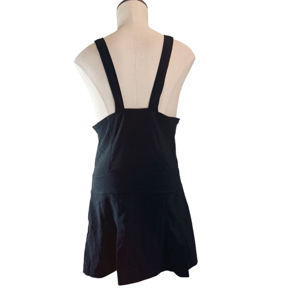 Lucy Paris Pinafore Adjustable Strap Dress Black Size M Dark Academia Wh… - Picture 3 of 7